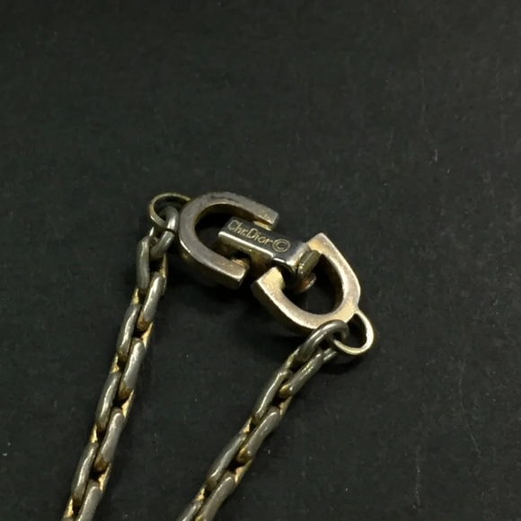 Color  Gold■DetailsA pre-owned .Christian Dior CD Logo Rhinestone Gold Tone P - Picture 5 of 7